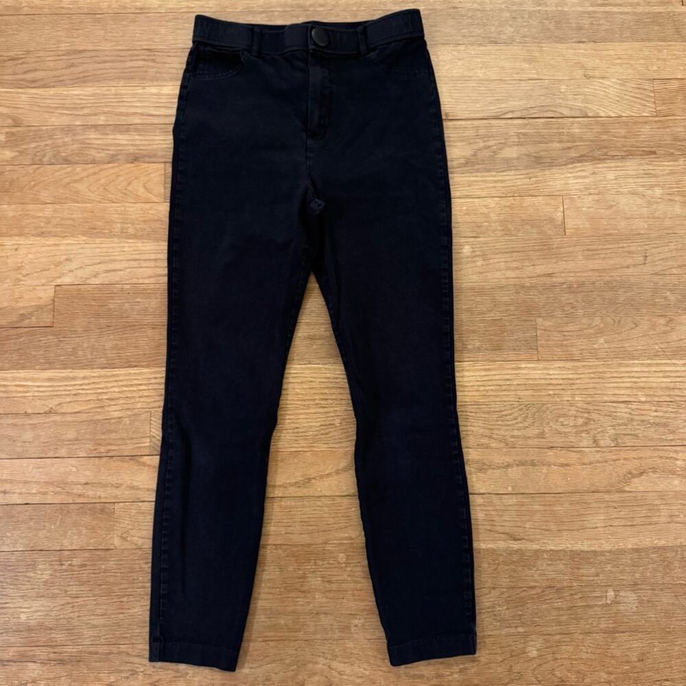 Zara black mid rise jeggings pants size medium M
b31